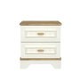 Hanah Home Monte - Mm1.27.06.U1 Mesita de Noche Crema y Roble